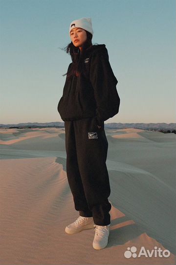 Худи Nike x Stussy оверсайз на флисе 2 цвета