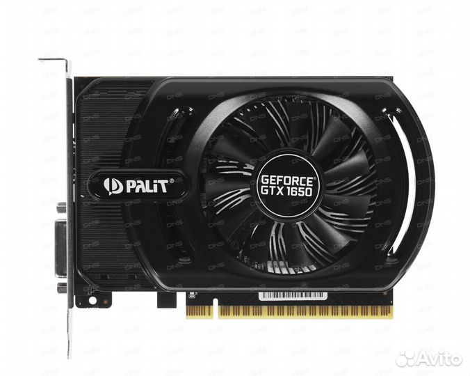 Видеокарта Palit GeForce GTX 1650 StormX 4gb