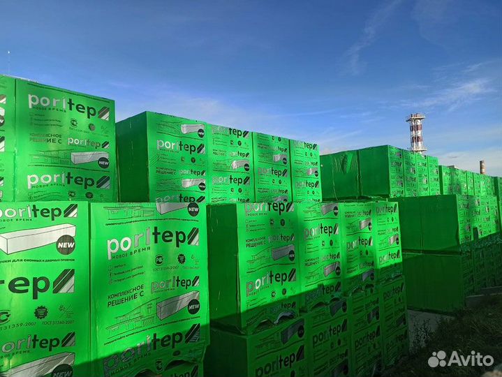 Газоблок газосиликатный блок Поритеп