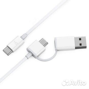 Кабель 2 в 1 USB/Type-C/Type-C Xiaomi ZMI 100см