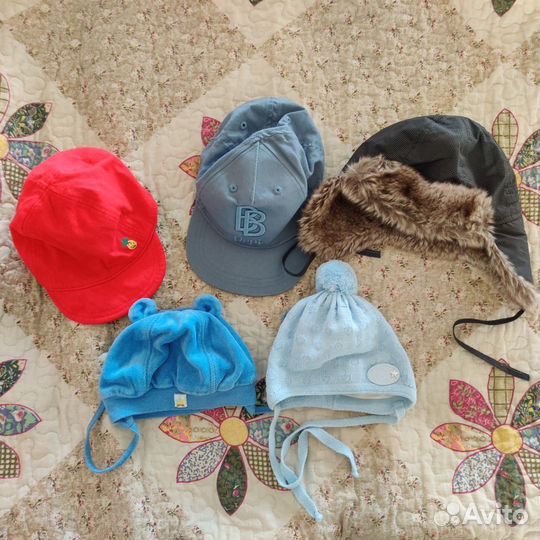 Шапки с рождения от 40 до 50 размера