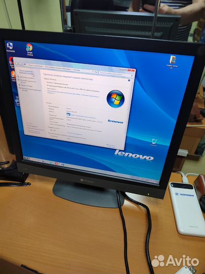 Системный блок и монитор