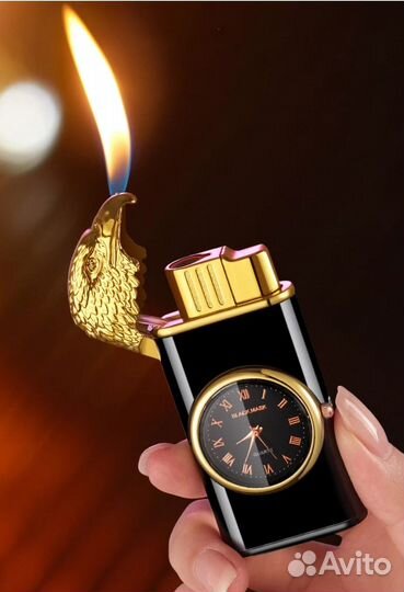 Зажигалка газовая с головой орла