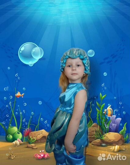 Костюм осьминожки, морского обитателя