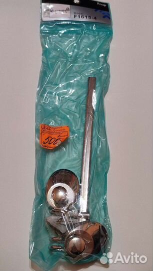 Держатель с крючками хромированный