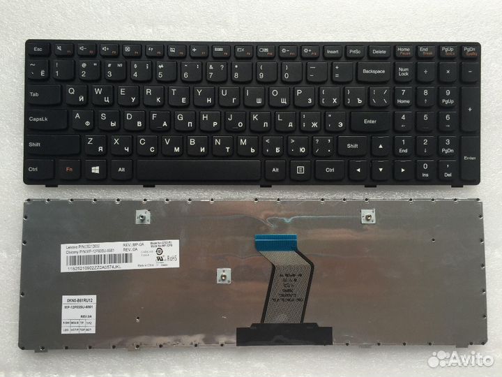 Клавиатура для ноутбука Lenovo G505, G500, G510