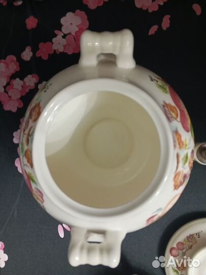 Самовар и заварочный чайник фарфор