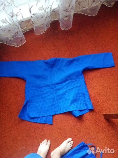 Кимоно для дзюдо синее