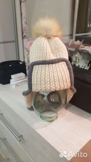 Модная стильная шапка из альпаки