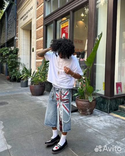 Джинсовые шорты y2k