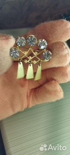 Винтажная брошь 