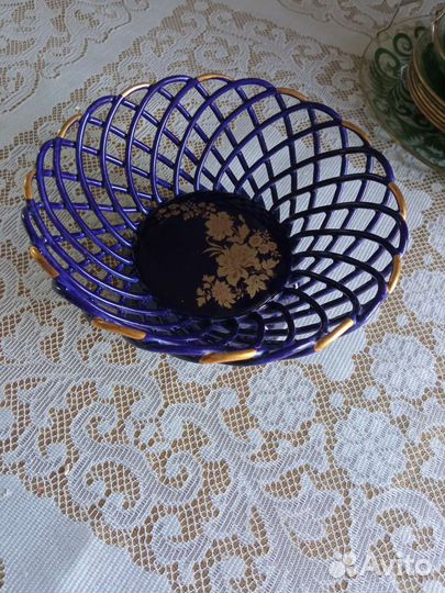 Вазочка для конфет (кобальт)