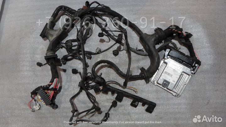 Проводка мотора BPJ Ауди А6 С6 4F1971072HN