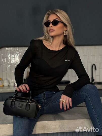 Лонгслив Miu Miu