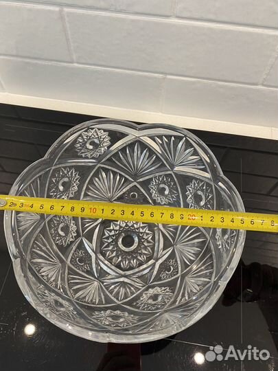 Хрустальные вазы СССР алмазная грань