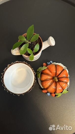 Банка декоративная Пирожное Тыква