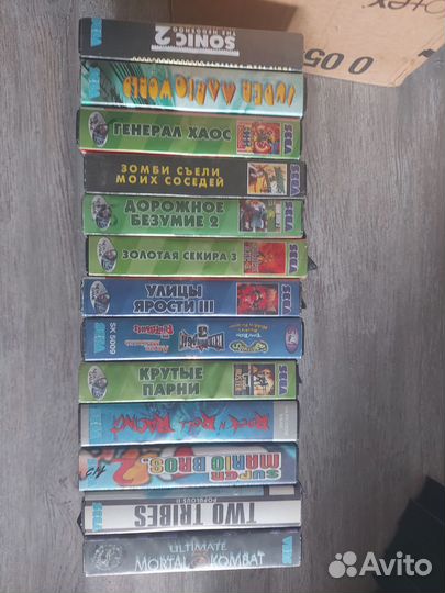 Картриджи для sega mega drive 2