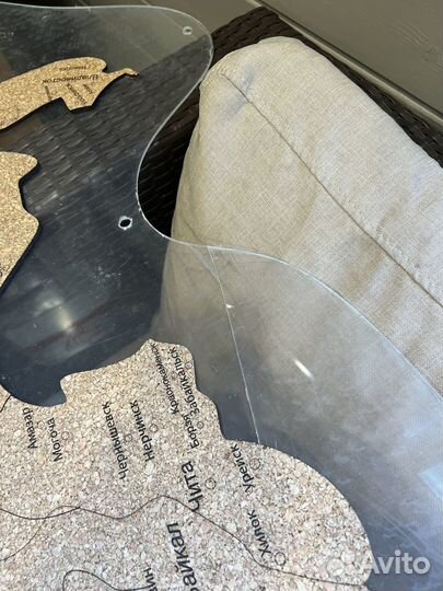 Карта России из пробки и оргстекла