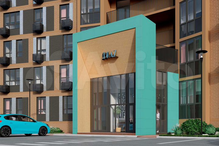 2-к. квартира, 45,5 м², 15/16 эт.