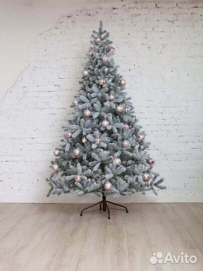 Елка искусственная литая заснеженная 160 см