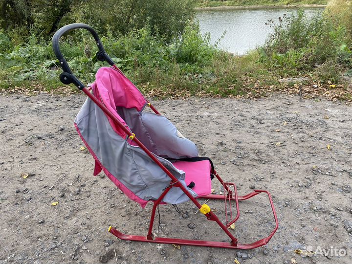 Коляска санки детские