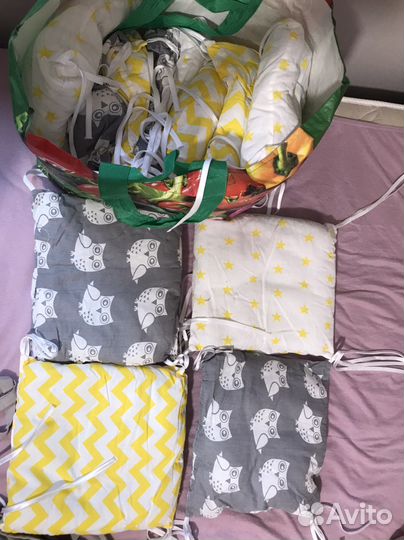 Бортики в кроватку