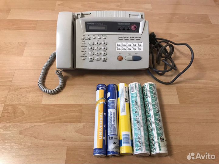 Факс Brother FAX 375MC+ картриджи