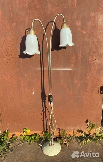 Торшер напольный СССР 2 рожка