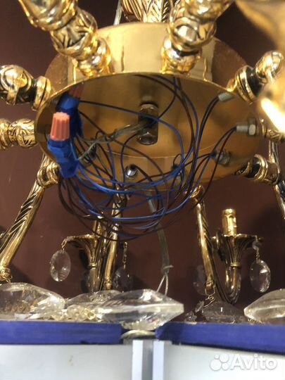 Люстра италия бу