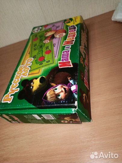 Деревянное лото Маша и Медведь