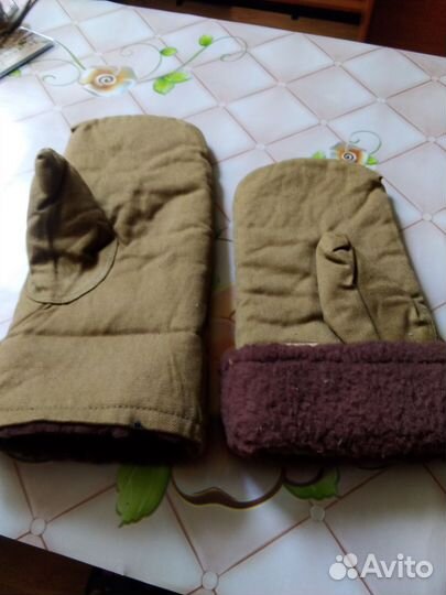 Варежки зимние