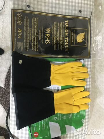 Садовые перчатки для роз gold leaf 