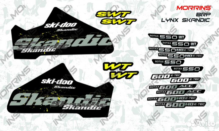 Наклейки на BRP Lynx Skandic