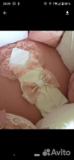 Бортики+конверт для девочки