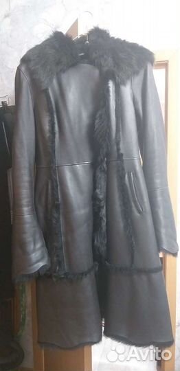 Дубленка натуральная женская 48 50