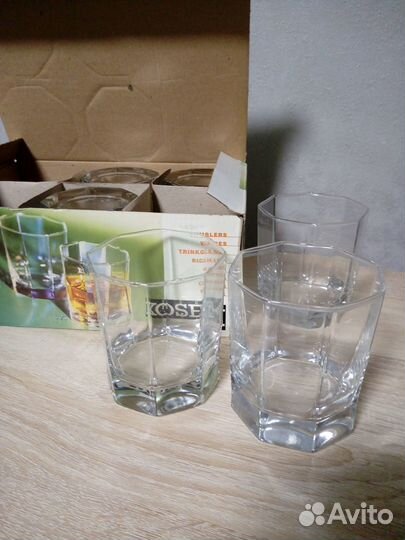 Стаканы для виски и сока набор 6штук