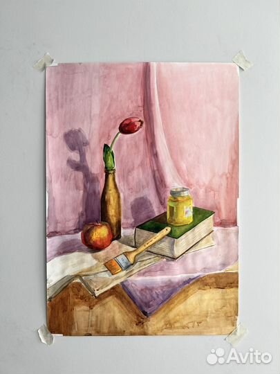 Натюрморт акварель А2