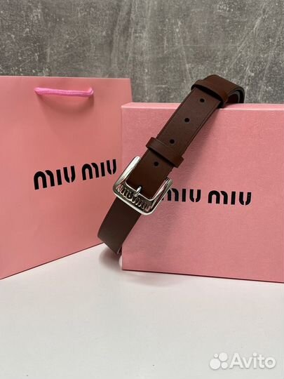 Ремень miu miu