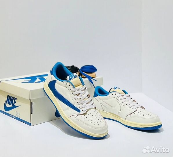 Кроссовки nike AIR jordan LOW travis scott (42)