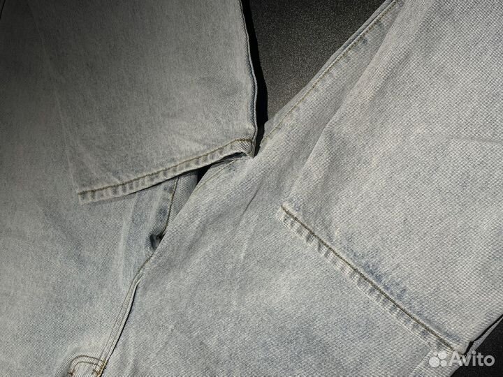 Джинсы pokaifu голубые