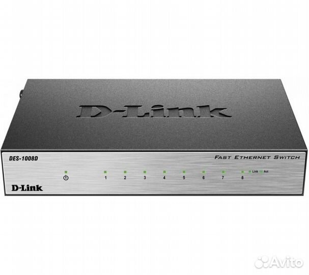 Коммутатор D-Link DES-1008D/L2B