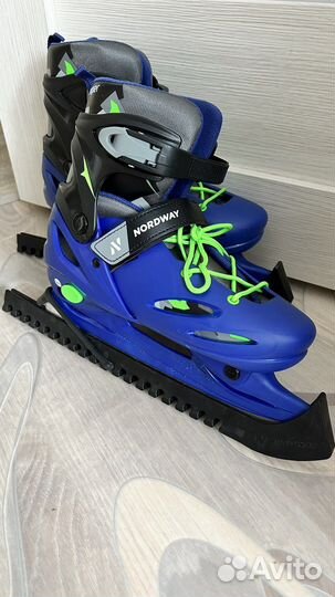 Коньки детские раздвижные 38-41