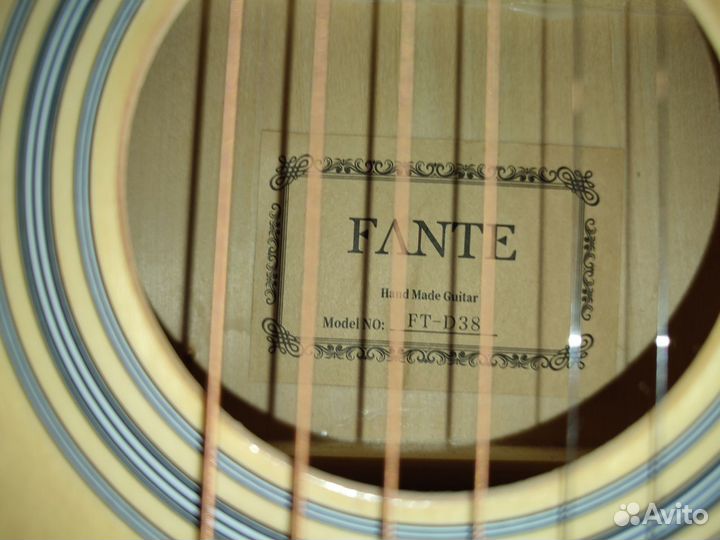 Акустическая гитара Fante FT-D38 + чехол