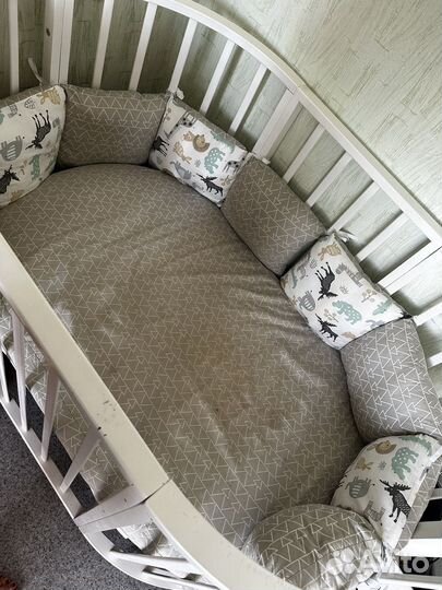 Бортики в детскую кроватку