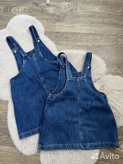 Новые джинсовые сарафаны Zara 98-110