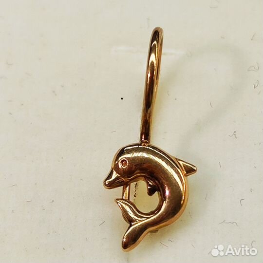 Серьги золотые (арт 122000) Д15