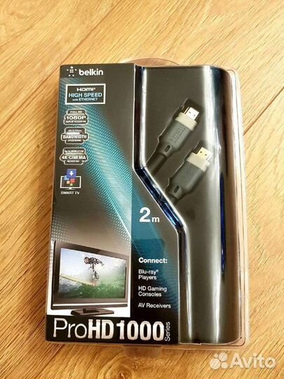 Кабель цифровой аудио-видео Belkin AV10000qp2M