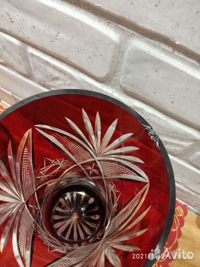 Цветной хрусталь СССР