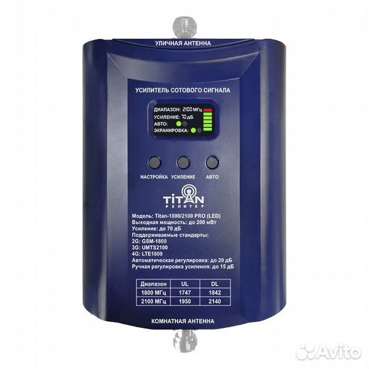 Комплект Titan-1800/2100 PRO (14Y, LED)