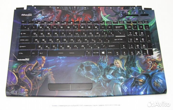 Топкейсы с клавиатурой для ноутбуков MSI (3)